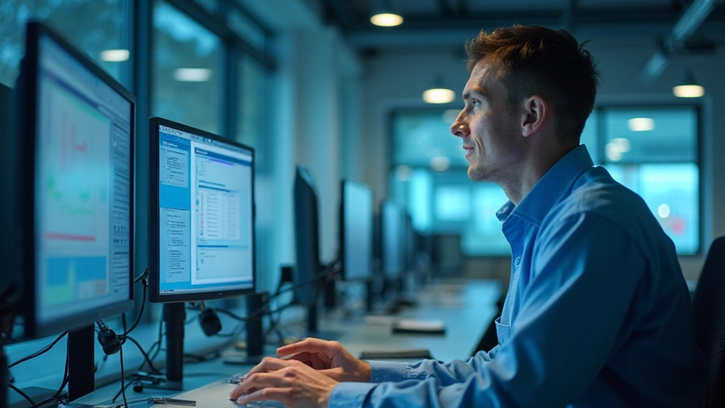 Современный диспетчерский центр управления энергосистемой с мониторингом данных